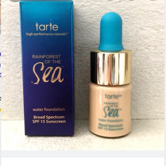Tarte Rainforest of the Sea Water Foundation Travel Size 0.17 fl oz BRAND NEW
